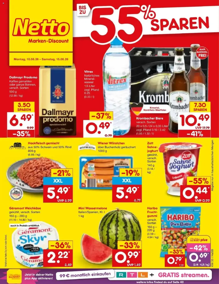 Netto Marken-Discount Prospekt Wuppertal ab 10.08.2026
