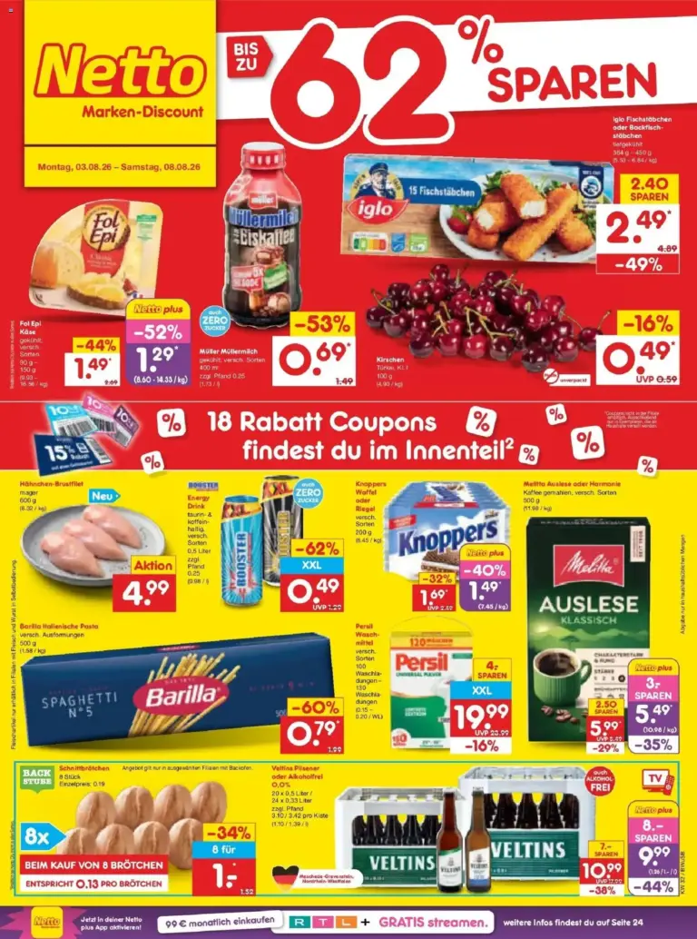 Netto Marken-Discount Prospekt Bielefeld ab 03.08.2026
