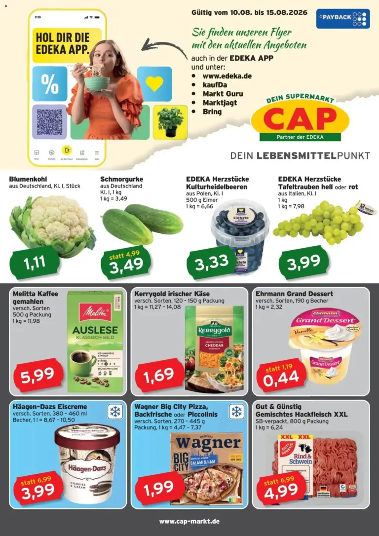 CAP Markt Prospekt Güstrow ab 10.08.2026