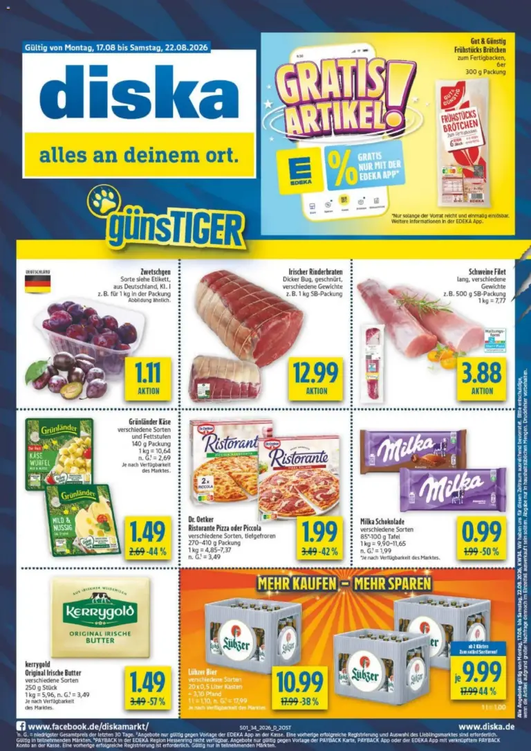 Diska - Diska Sachsen-Thüringen KW34 ab 17.08.2026