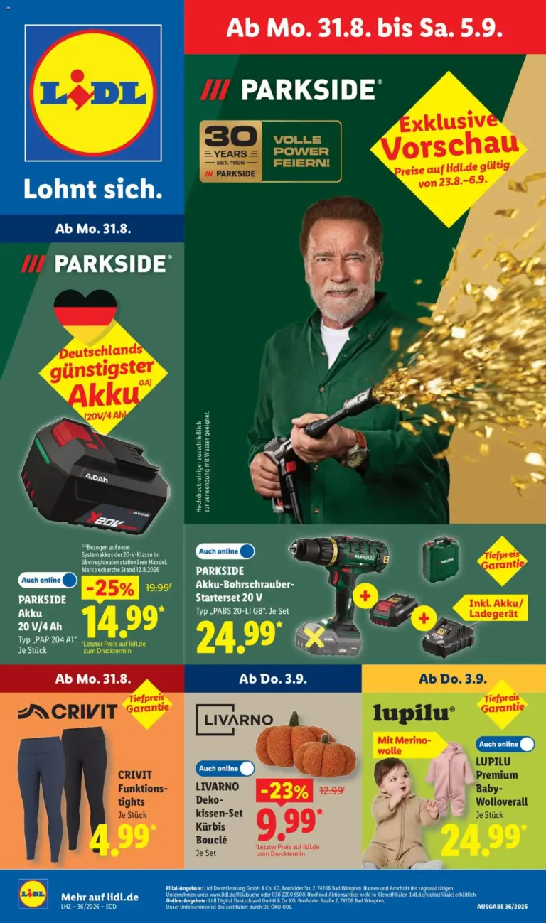 Lidl Prospekt ab 31.08.2026