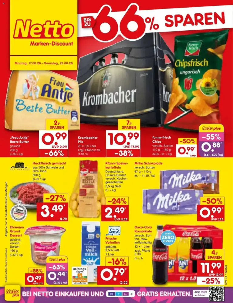 Netto Marken-Discount Prospekt Mannheim ab 17.08.2026