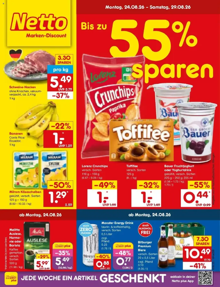 Netto Marken-Discount Prospekt Gemmingen ab 24.08.2026