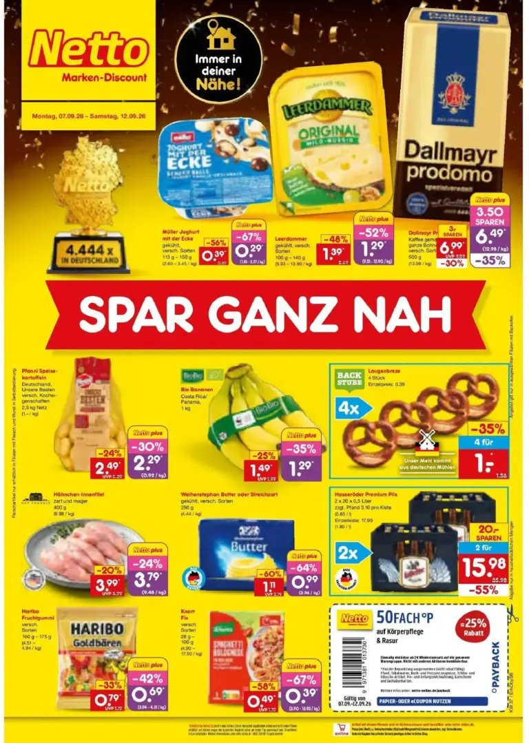 Netto Marken-Discount Prospekt München ab 07.09.2026