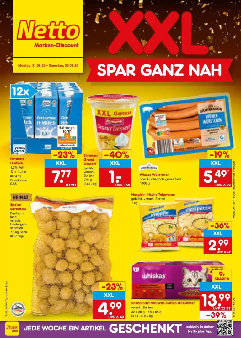 Netto Marken-Discount Prospekt Waiblingen-Bittenfeld ab 31.08.2026