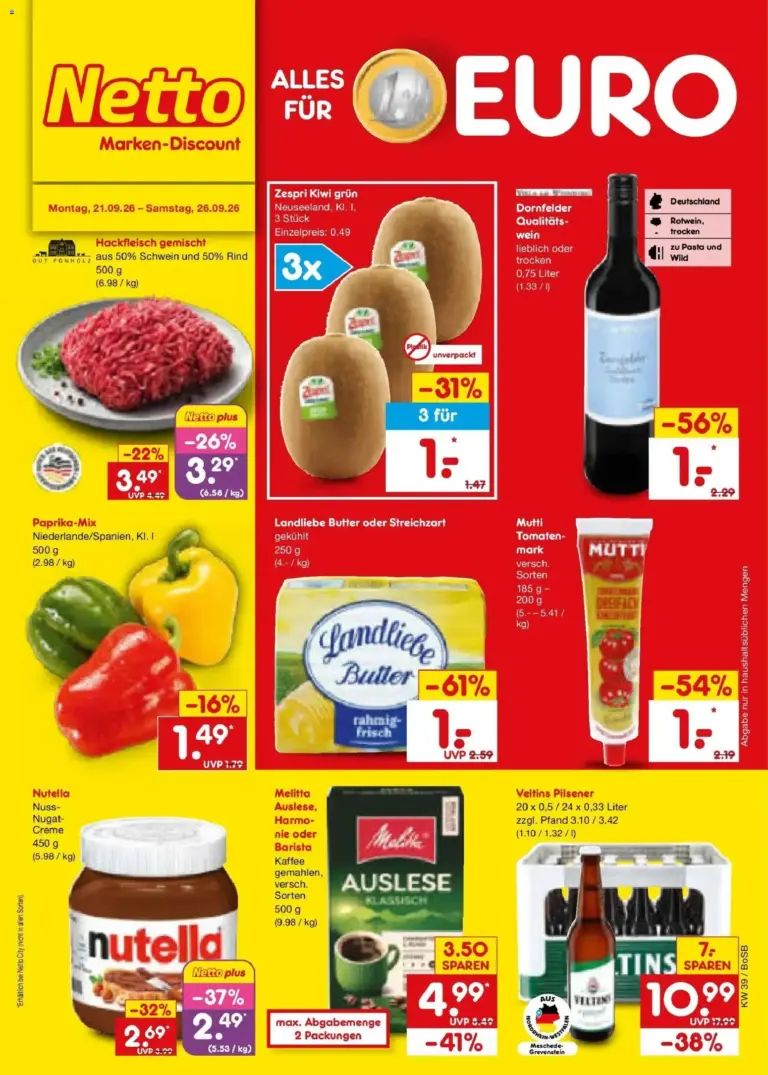 Netto Marken-Discount Prospekt Bochum ab 21.09.2026