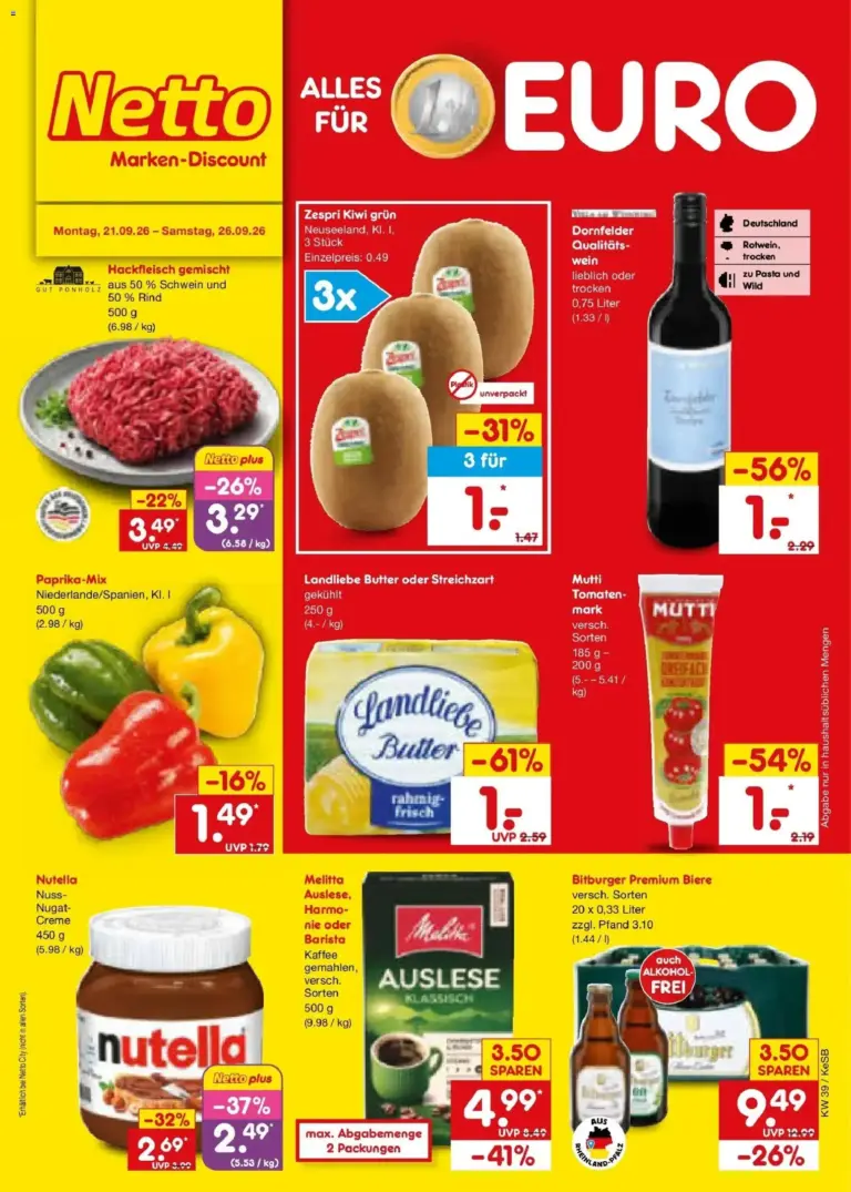 Netto Marken-Discount Prospekt Koblenz ab 21.09.2026