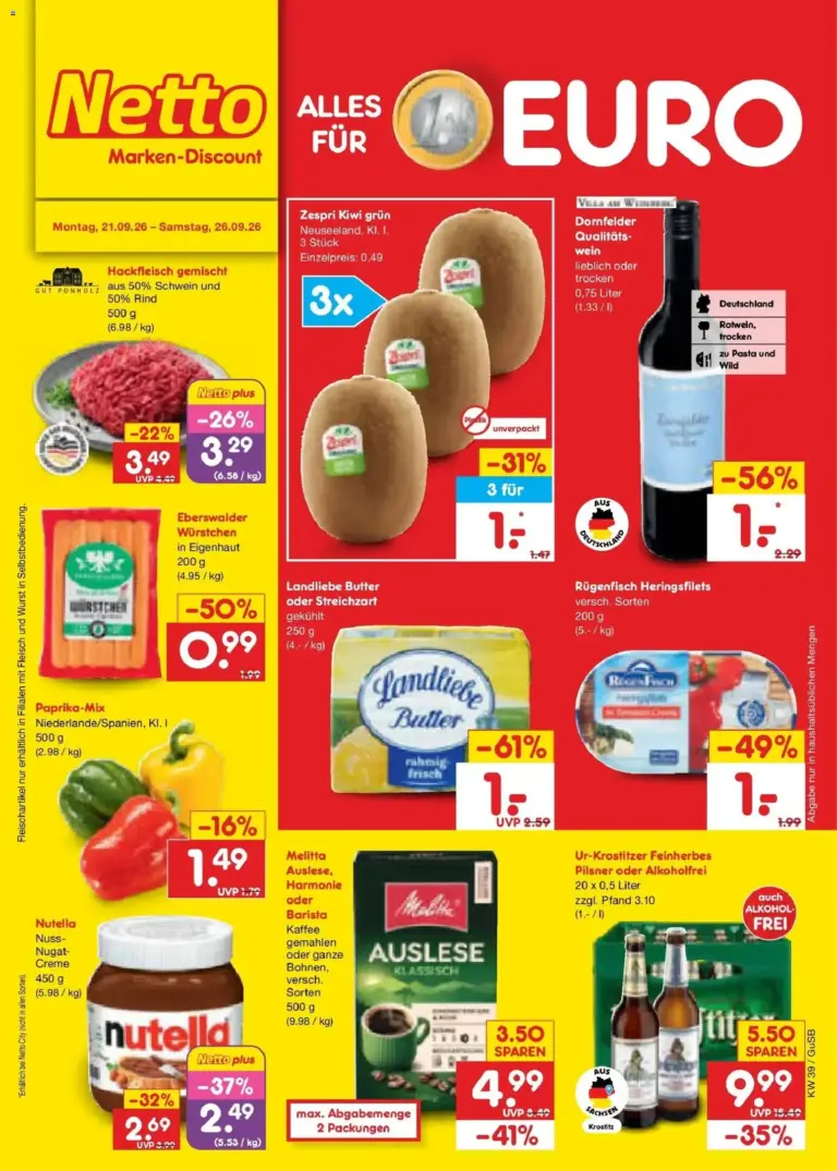 Netto Marken-Discount Prospekt Machern ab 21.09.2026