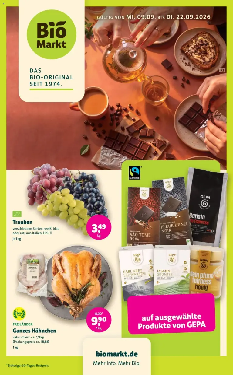 BioMarkt Prospekt ab 09.09.2026