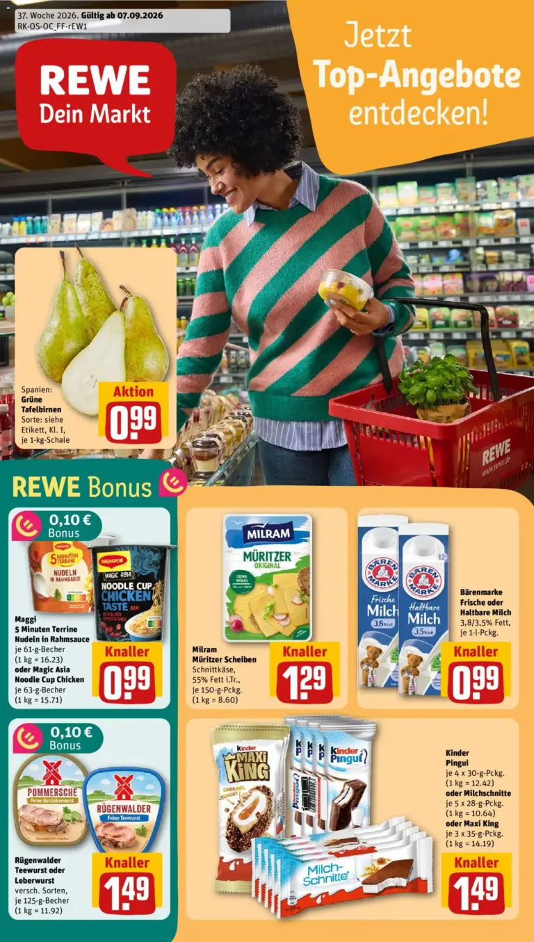 REWE Prospekt ab 07.09.2026