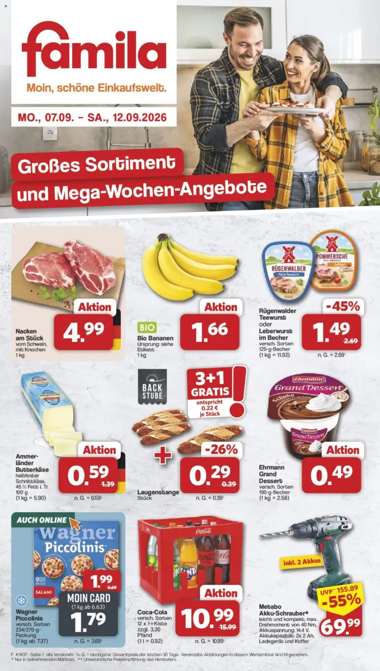 Famila Nordwest Prospekt ab 07.09.2026
