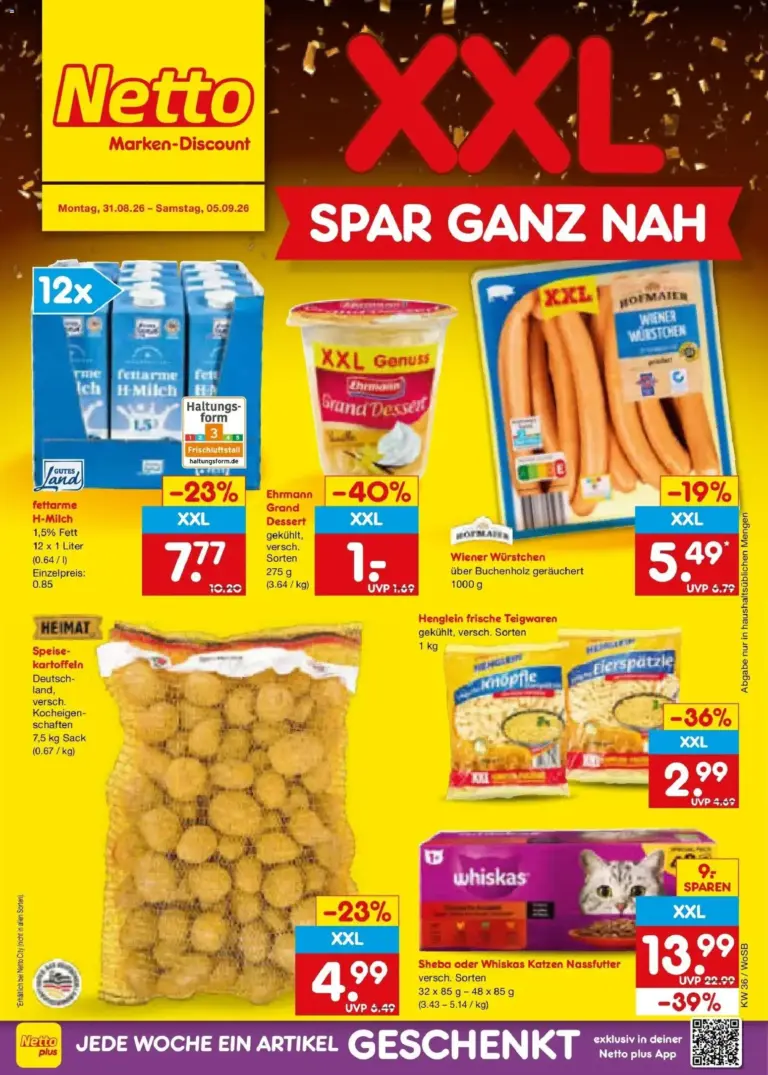 Netto Marken-Discount Prospekt Mannheim ab 31.08.2026